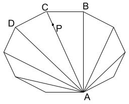 P on quadrilateral diagonal